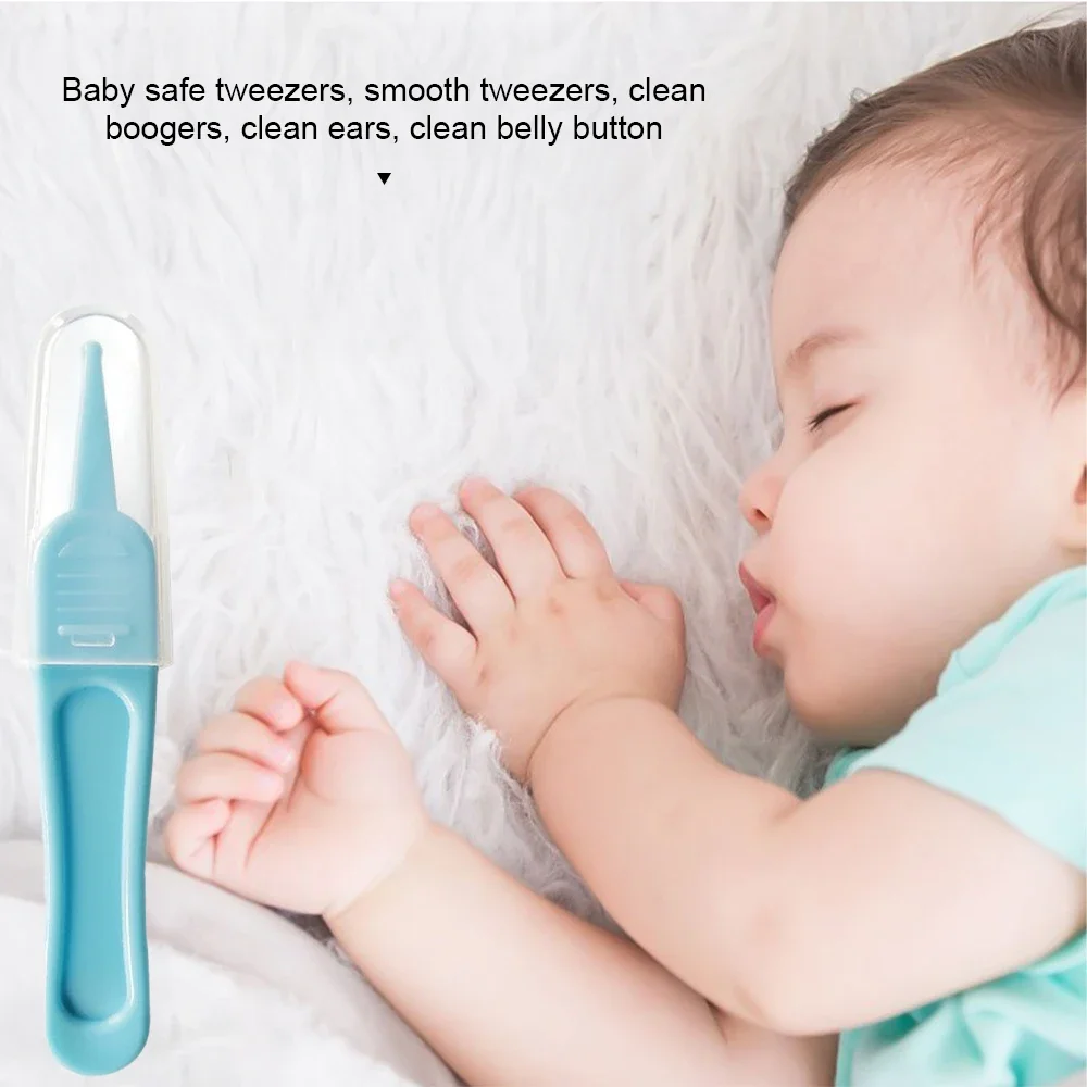 Pinzas para limpieza de nariz de bebé, herramienta de limpieza para oreja, nariz y ombligo, pinzas seguras para excavar Booger, eliminación de mocos, suministros de limpieza para recién nacidos - imagen 5