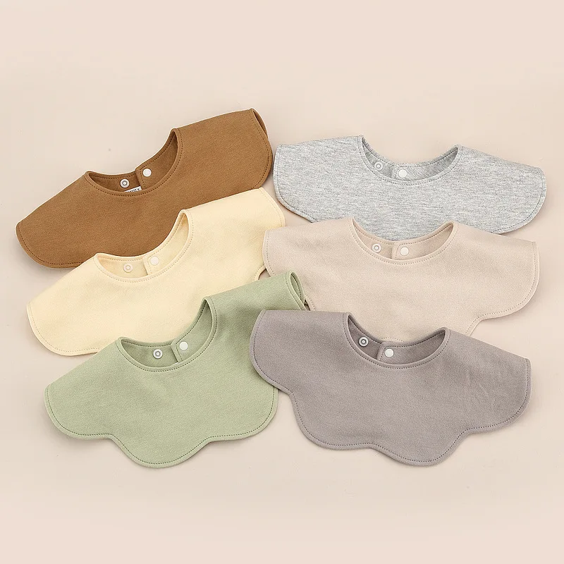 Babero pétalo de algodón para bebé – Suave y transpirable