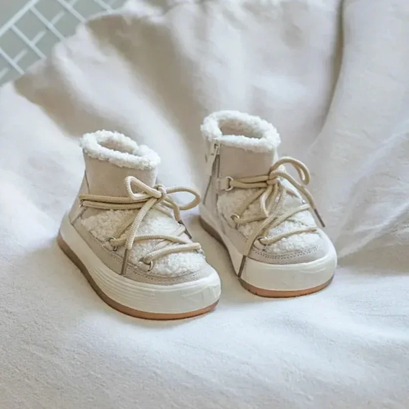 Botas de bebé unisex con suela de goma cálida para invierno y nieve - imagen 5