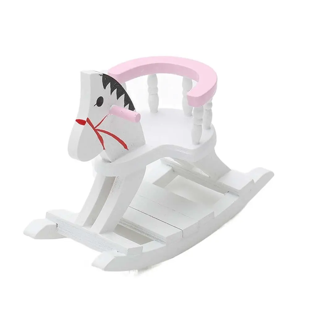 Pink wooden horse