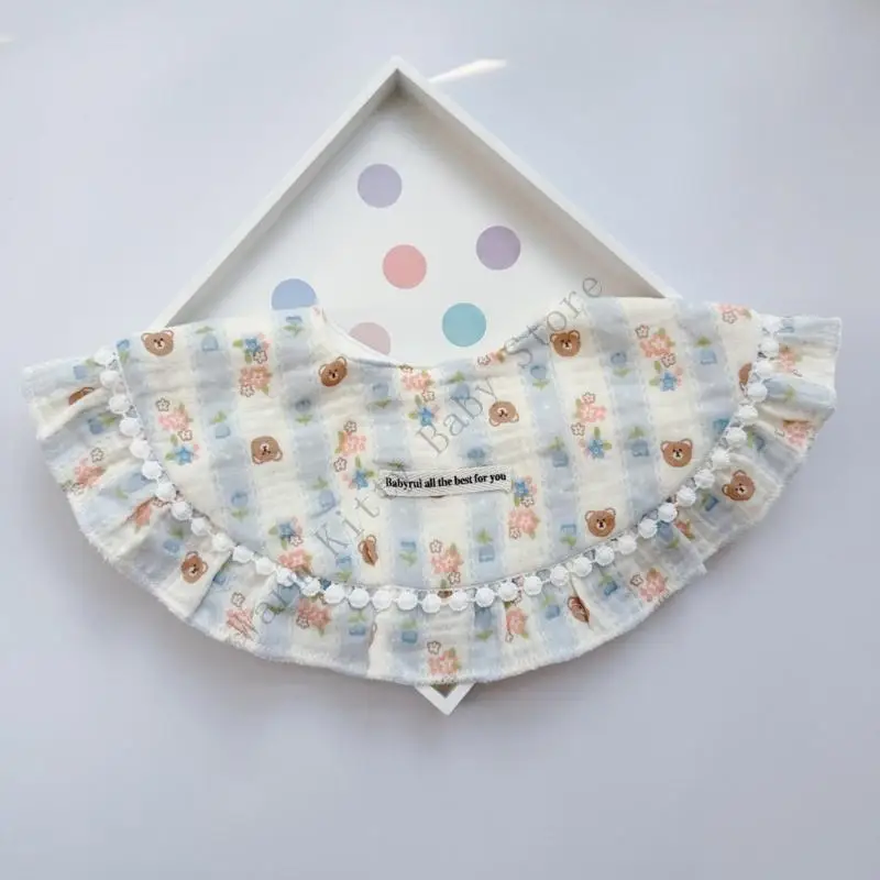 XXFE recién nacidos bebé babeo babero tela eructo algodón transpirable para bebés cómodos - imagen 3