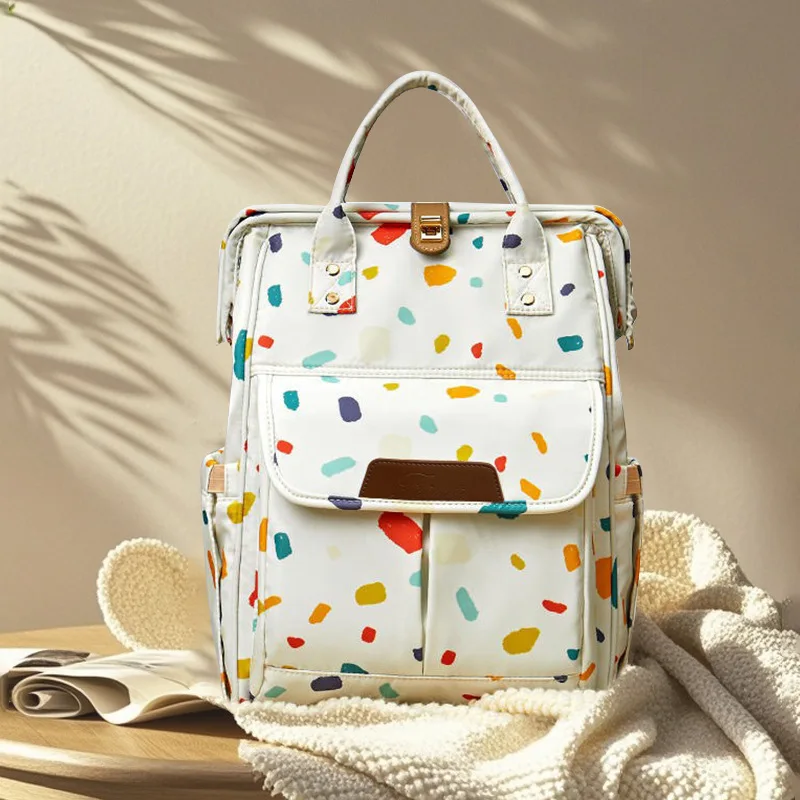 Bolsas para pañales, nueva gama alta, almacenamiento de leche al aire libre, aislamiento, gran capacidad, separación en seco y húmedo, bolsa de mamá impermeable multifuncional - imagen 5