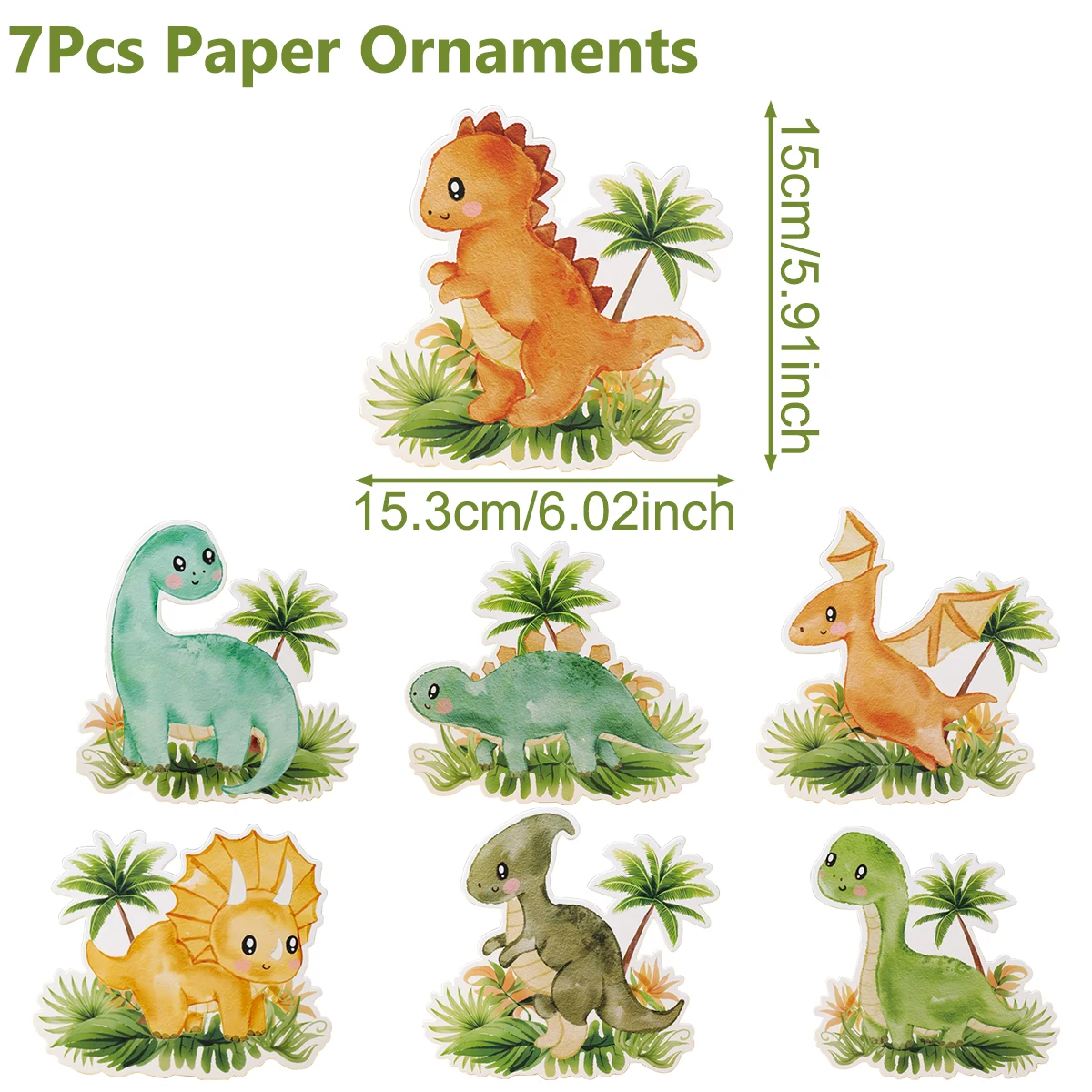 7pcs ornament