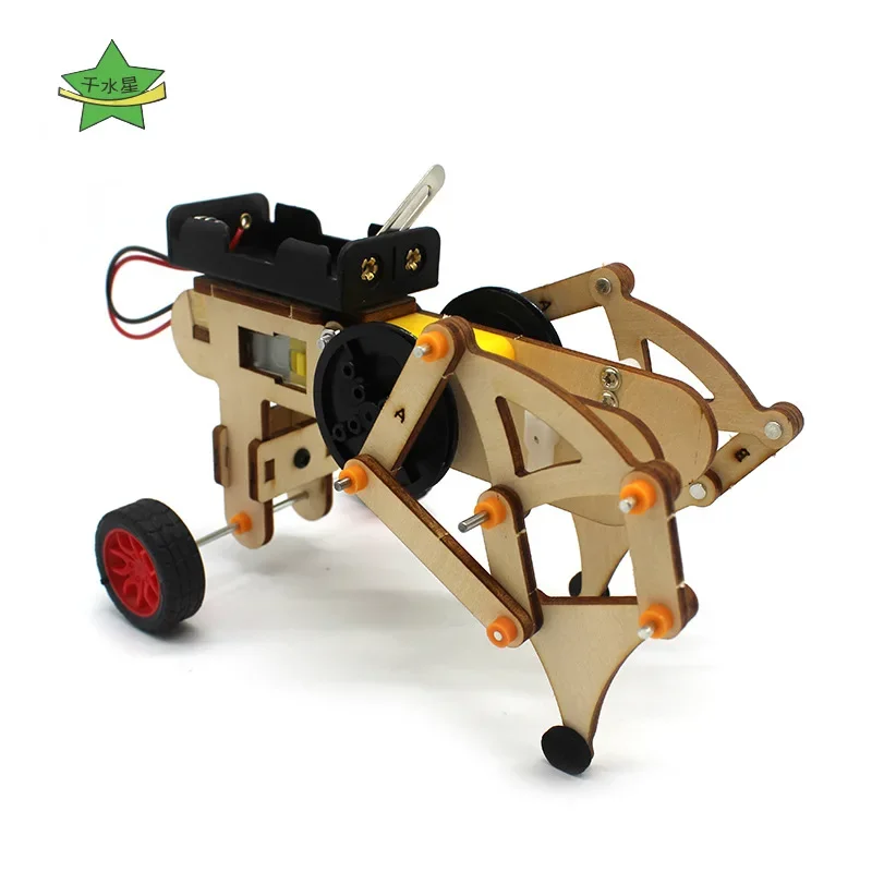 소형 생산 DIY 수제 재료 패키지 조립 장난감, 기계식 비스트 기술 조립 - imagen 3