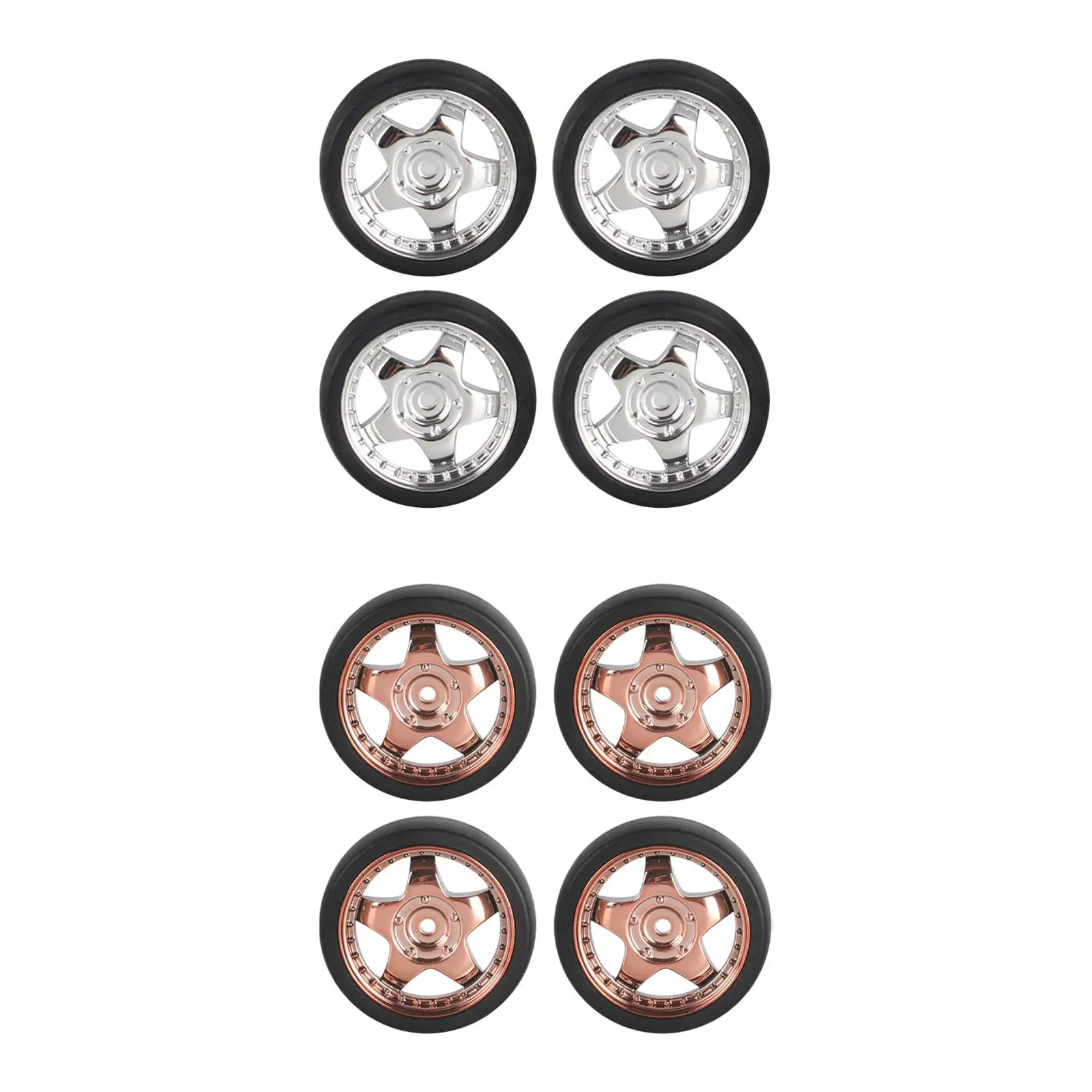 4 Pieces RC Drift Tyre Wear Resistance Replacements for 1/18 RC Drift Rally Car DIY Modification Part Accessories Repalces