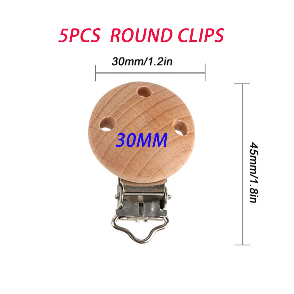 5pcs 30mm Round clip