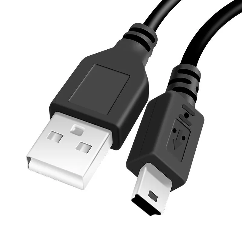 Mini USB 2.0 Cable 5Pin Mini USB to USB Fast Data Charger Cables for MP3 MP4 Player Car DVR GPS Digital Camera Smart TV