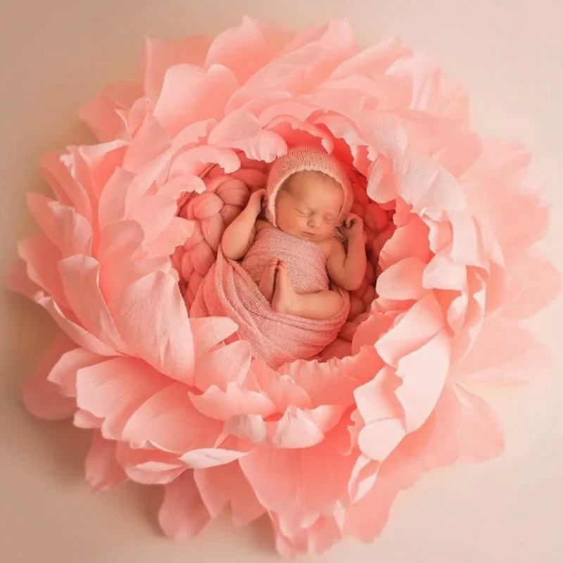 Almohada floral gigante suave cómoda para foto de recién nacido - imagen 2