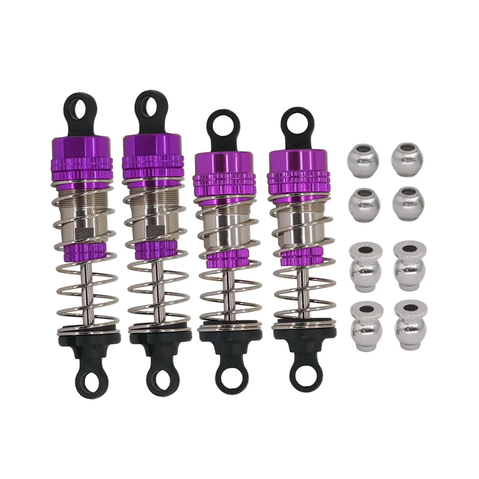 Oil Shock Absorber Set Front and Rear Combo 66mm and 72mm Upgrade Replacement for 14210 14209 1/14 RC Car Sturdy Professional