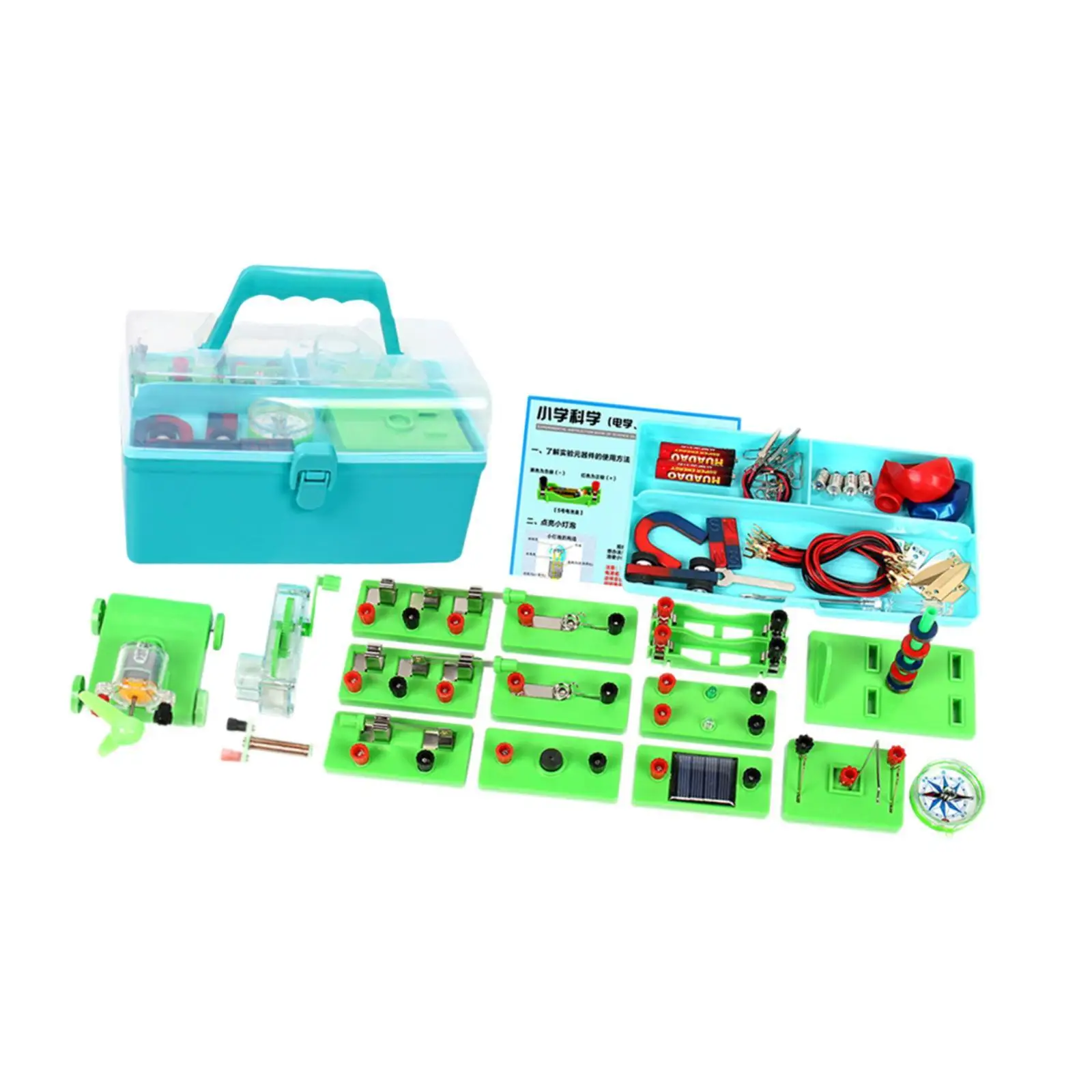 Electricity Circuit Experiment Set Physics Science Learning Kits Self Assembly