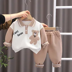 Conjunto bebé otoño – Camiseta y pantalón cómodo