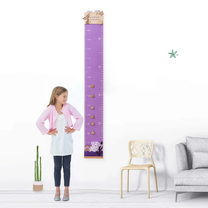 Regla de medida de altura de animales de dibujos animados para niños, calcomanías para bebés, pegatina de pared, regla, decoración del hogar para habitación de niños, regla de crecimiento para niños, 1 ud. - imagen 5