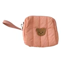 orange pink bear