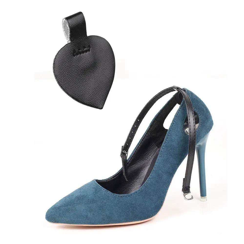 1 par de correas de cordones para mujer, cinturón antideslizante, cinturón ajustable para zapatos, banda para tacones - imagen 2