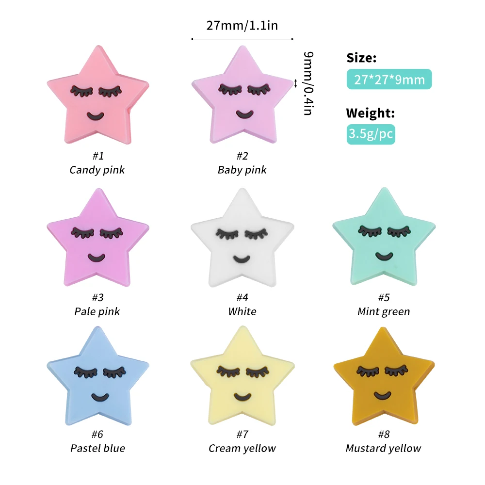 10pcs Stars2 Mix