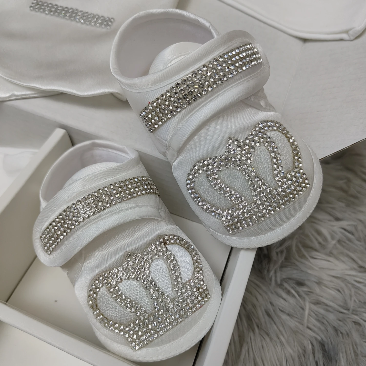 Blazer blanco, traje de bautizo para bebé de caballero pequeño, ropa de bautismo para bebé de 0 a 1 años, caja de regalo para fiesta de bienvenida de bebé de boda - imagen 3