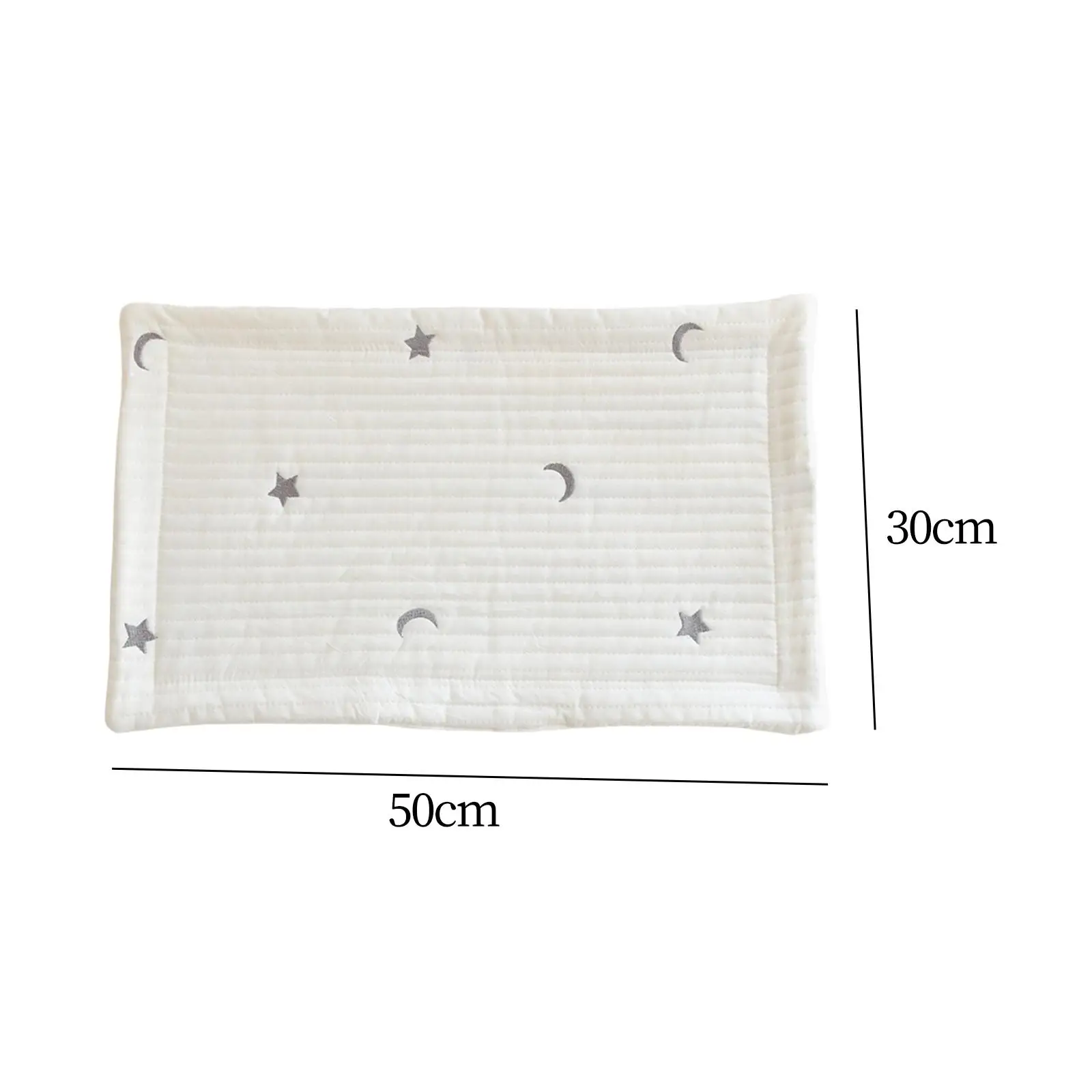 Baby Pillow for Sleeping 12x20 inch Thin Soft Flat Pillow Anti Spitting Milk Pad Head Pillow for Girls Newborn Infant Baby Boys