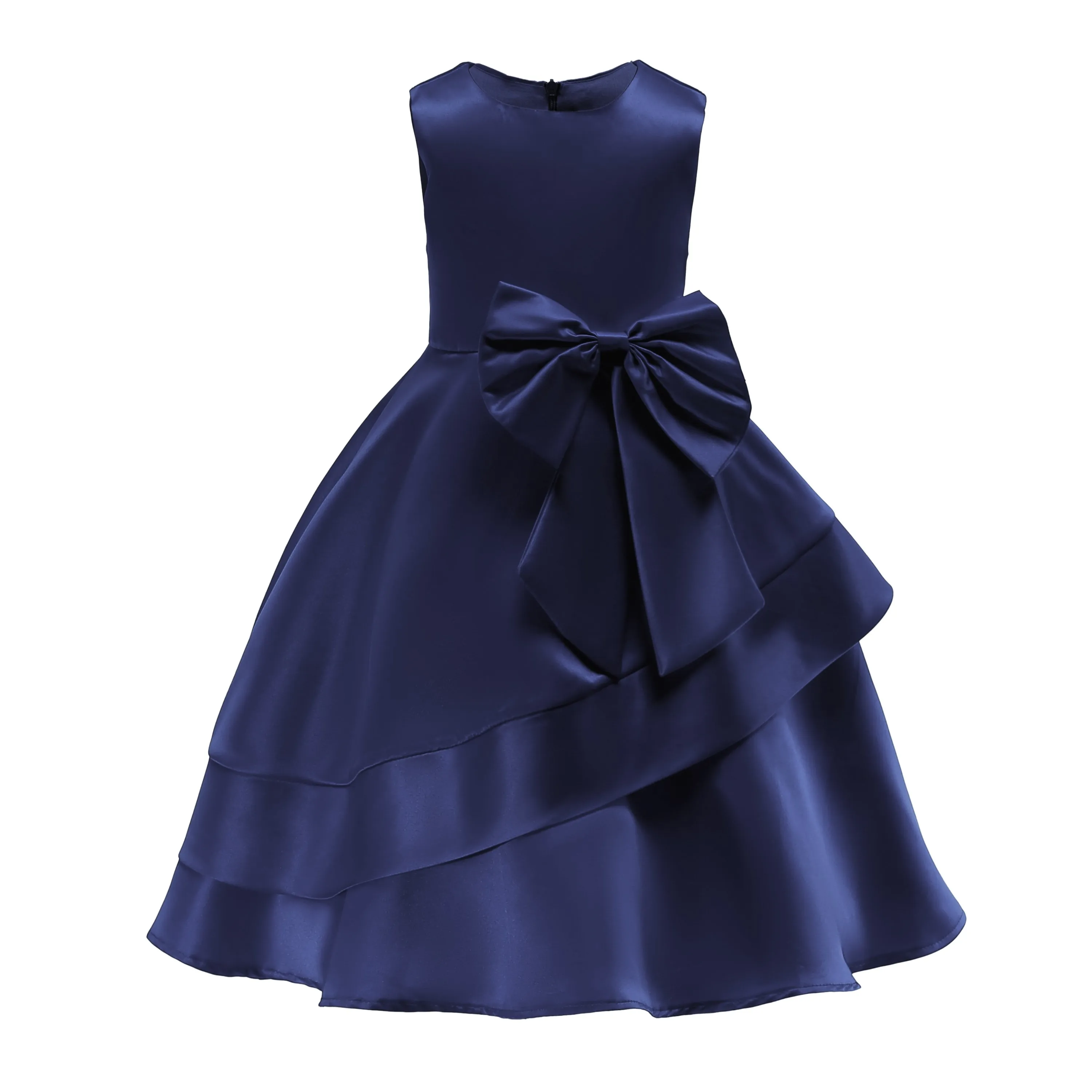 Vestido de fiesta infantil con tutú elegante para boda y actuación - imagen 4