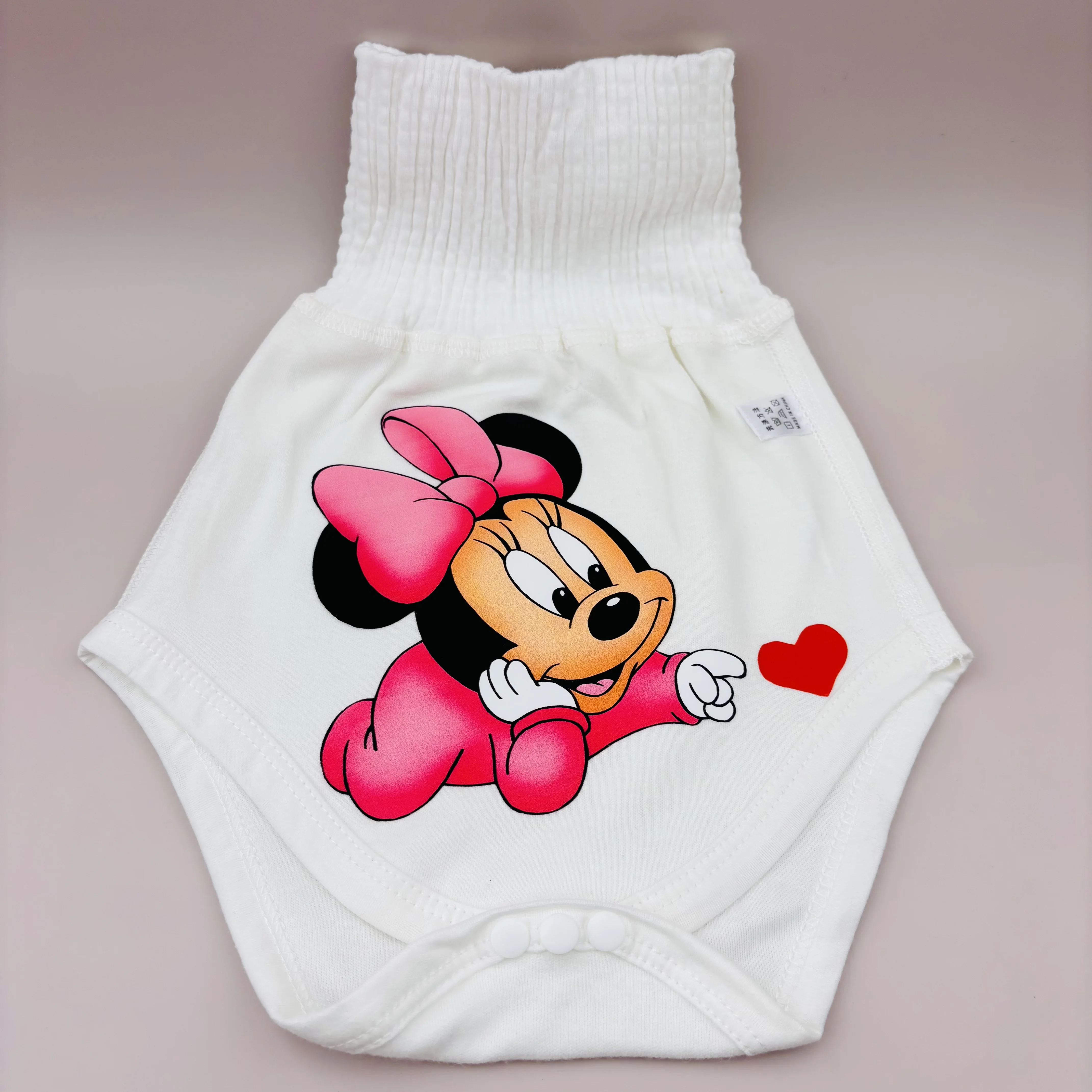 Traje para gatear para bebé, pantalones para gatear para recién nacido, pegatinas de Mickey Mouse, pantalones para gatear para bebé, zapatos para la cabeza de felpa 3D, tiro para bebé - imagen 5