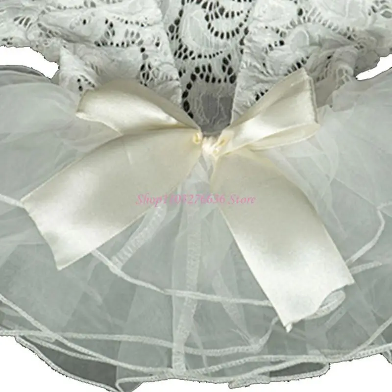 R6FD Baby Lace Tutu Skirt Photographing Outfit HOTO Tomando accesorio para mamá bebé