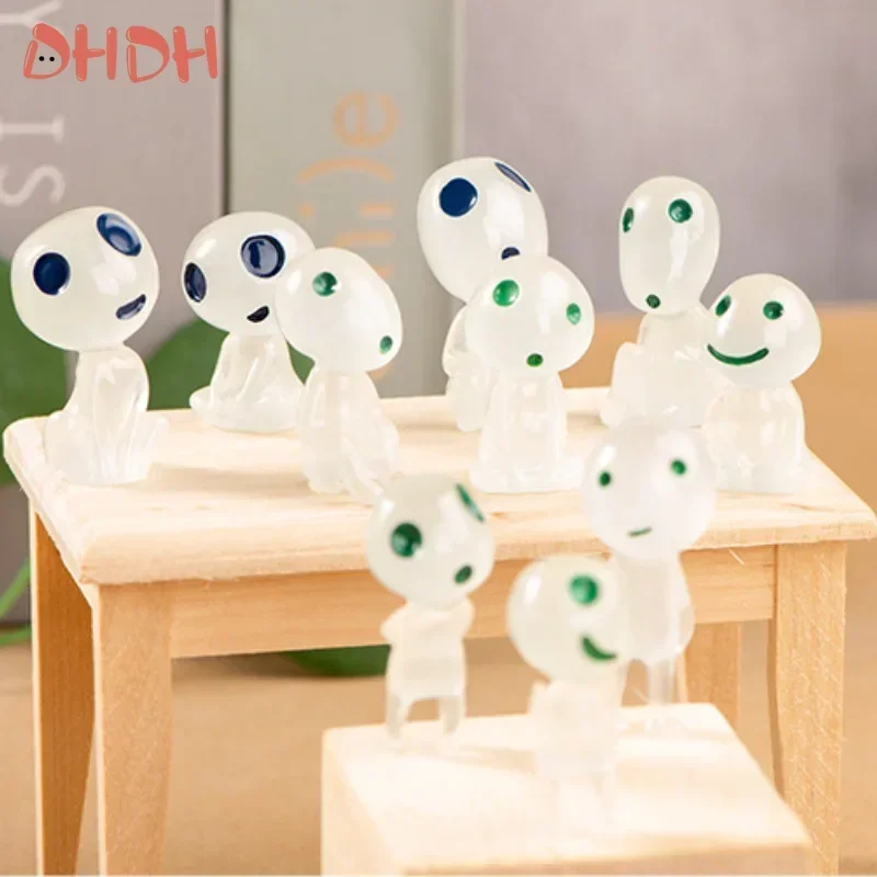 10 Uds. Decoración de paisaje en miniatura, elfos luminosos, estatua luminosa decorativa para jardín al aire libre, decoración de paisaje de pecera - imagen 3