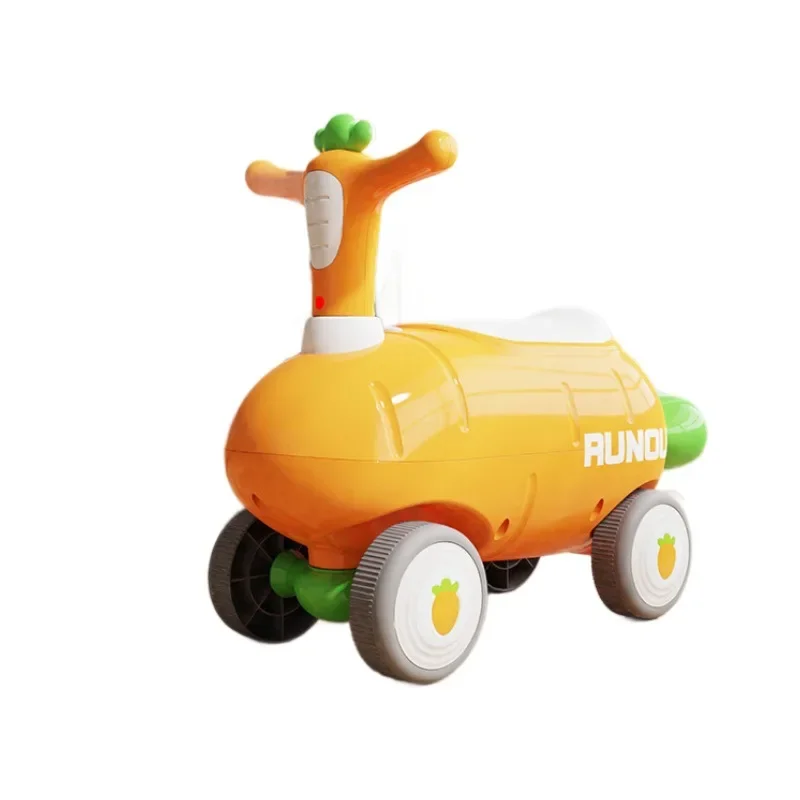 Scooters para bebés, niños y niñas, niños y bebés de 1 a 4 años, yo-yo, antivuelco, caminantes para bebés con luces de música, bicicleta eléctrica, venta al por mayor