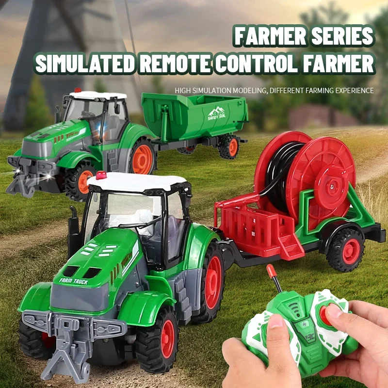 Tractor agrícola de control remoto RC 1/24 para niños - imagen 2