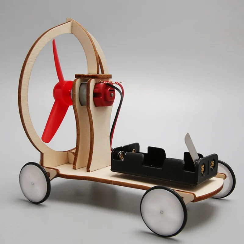 Turbina eólica eléctrica de madera DIY, juguete para niños, juguetes de ciencia física, herramienta Experimental, Kit de vástago, aprendizaje educativo para regalo de chico - imagen 5