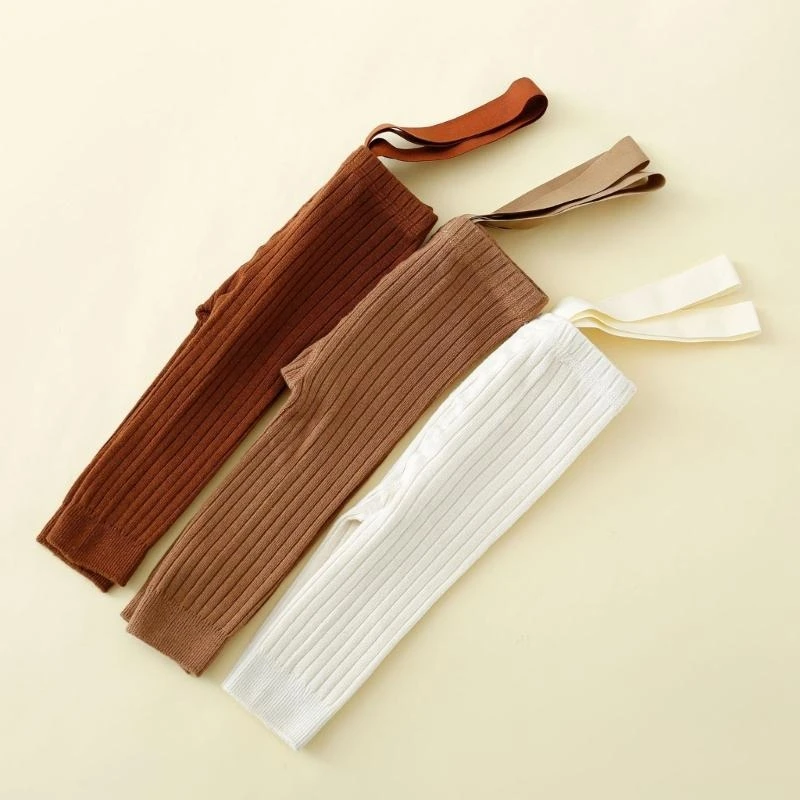 M76C pantimedias algodón para niña Color sólido pantalones cortos suaves - imagen 4