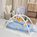 Blue bed frame