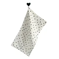 black polka dots