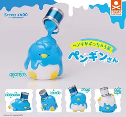 Stasto cápsula juguetes lindos pingüinos cubiertos de pintura puede la cabeza cayó sobre triste aves sin vuelo figuras divertidas decoraciones de escritorio regalos