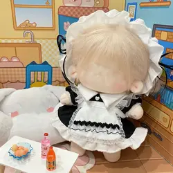 Conjunto de sirvienta para muñeca – Vestido, diadema y delantal