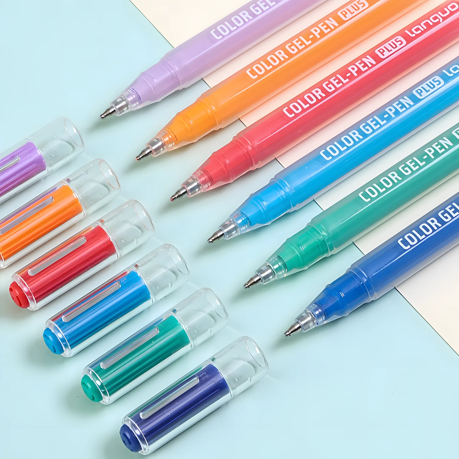 Bolígrafo de Gel para pintura acrílica, punta de aguja de 1mm, bolígrafos de tinta de gran capacidad de Color rico, suministros de arte para diario, tarjetas, bricolaje, colorear, garabatear - imagen 4