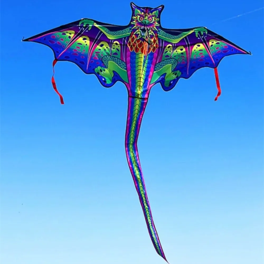 Easy to Fly Dragon Kite Good Flying Pterosaur Children's Kite Cartoon with 100 Meter Kite Line Outdoor Flying Toy Family Trips - imagen 4