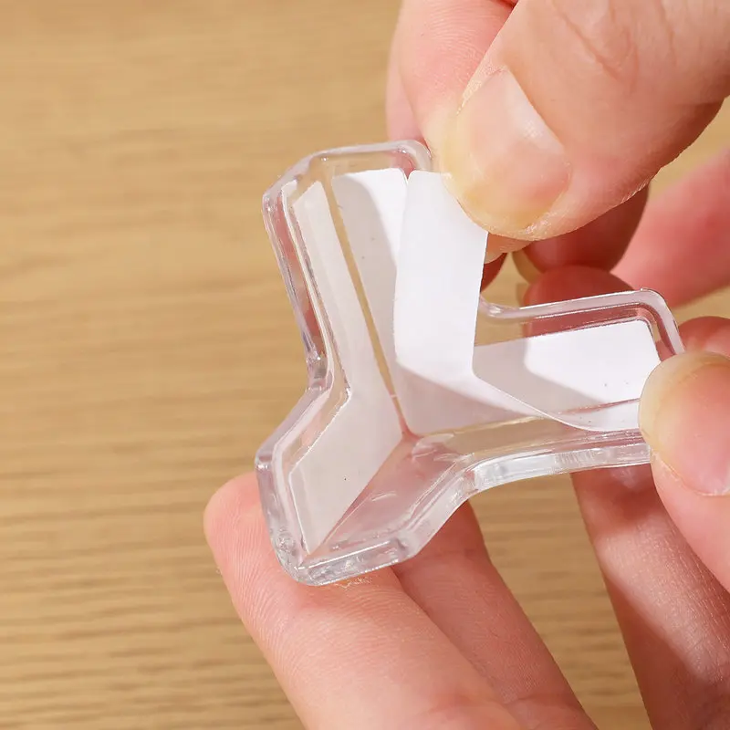 16 unidades de protección contra colisiones de esquina de mesa, protección contra colisiones de mesa gruesa, cubierta de protección para esquina de bebé, almohadilla anticolisión para bebé - imagen 5