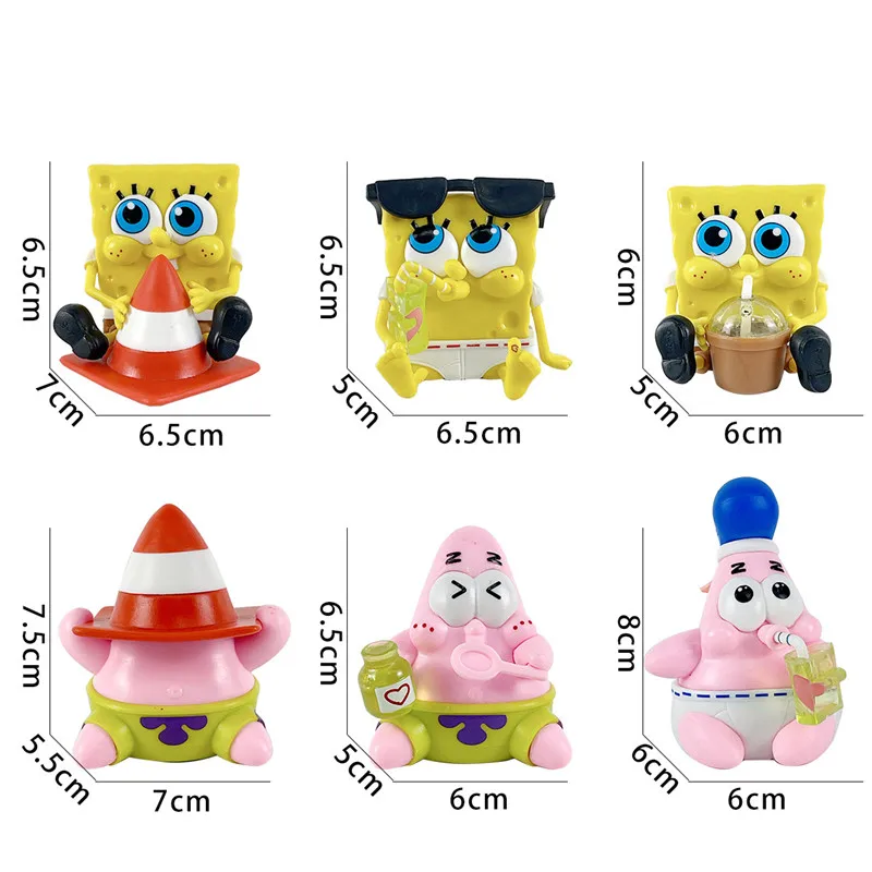 Figura de Bob Esponja con tentáculos de Patrick Star para niños - imagen 3