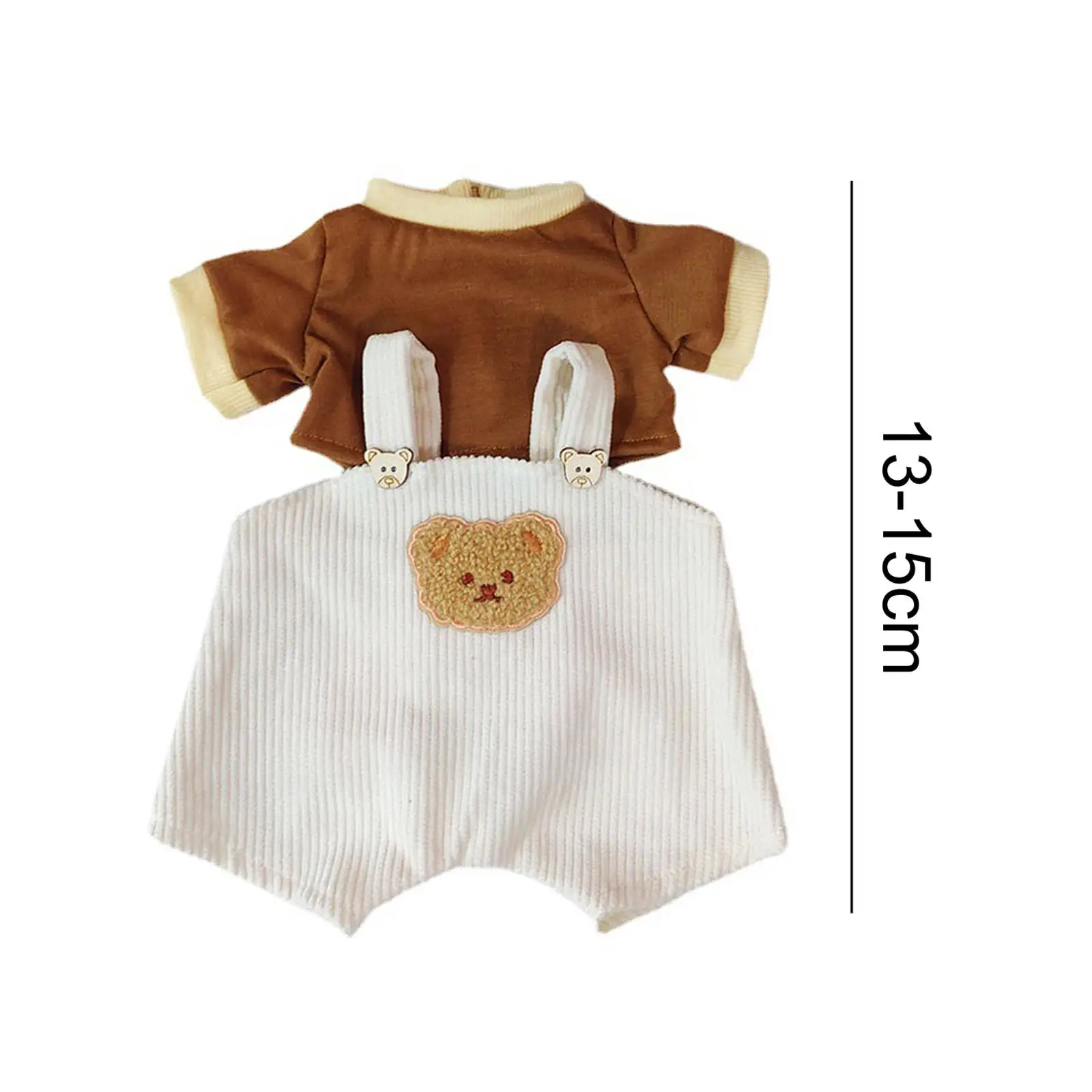 38cm Plush Doll Clothes Fashion Plush Doll Accessories Stuffed Animals Clothes Photo Props Comfortable Doll Clothing Cartoon