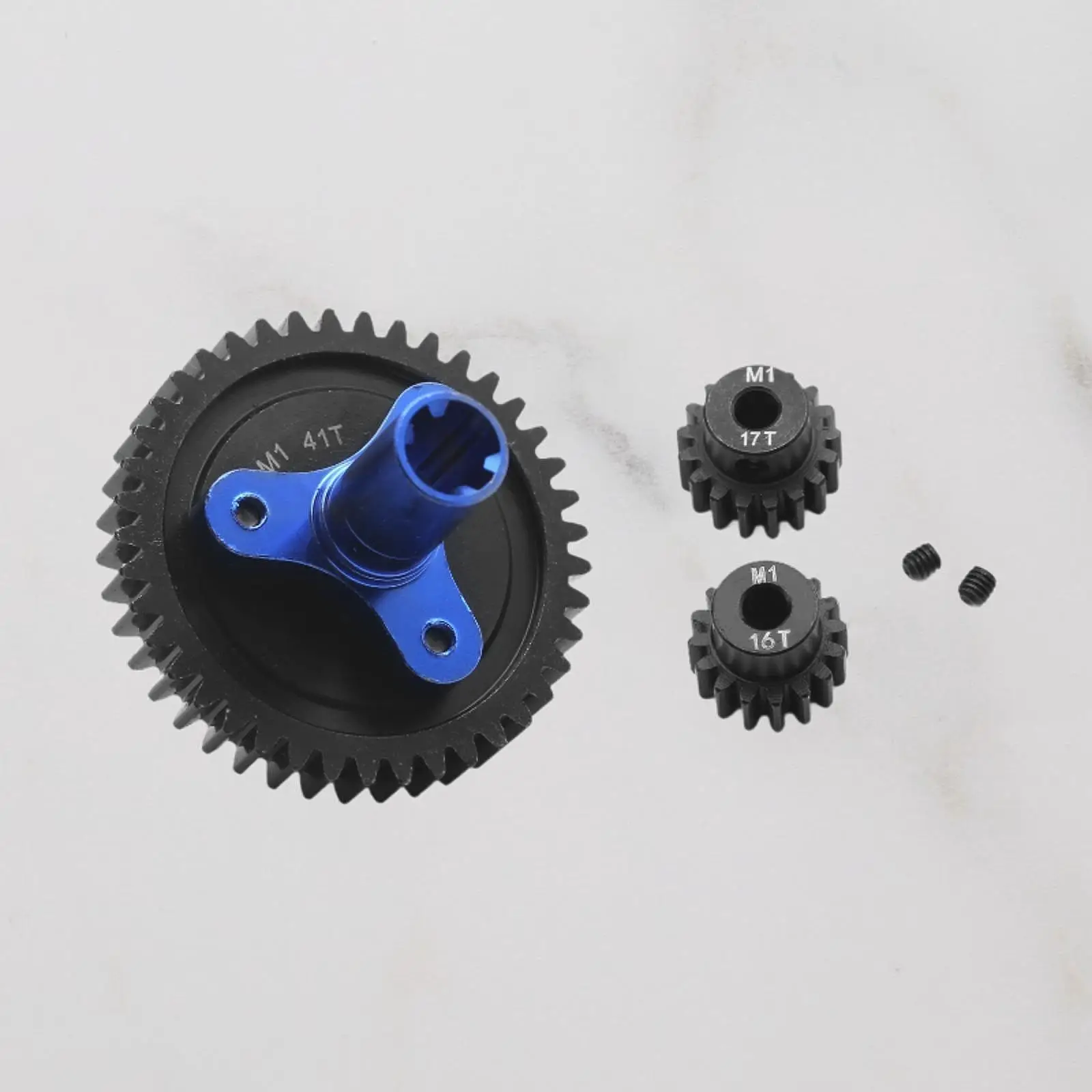 3 Pieces 1/10 Spur Gear Slipper Clutch 39/40/41/42/43T M1 Gear Metal for 3S/kraton Outcast Model Vehicles DIY Accessories