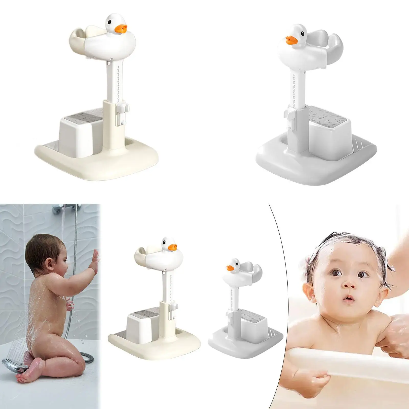Asiento de baño antideslizante para bebé con soporte seguro - imagen 5