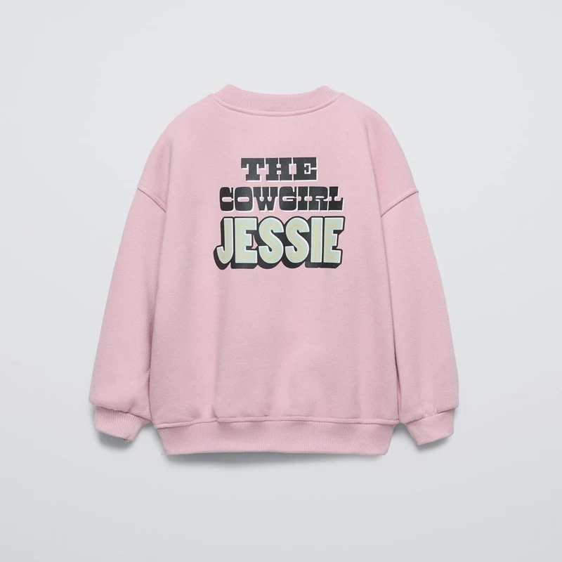 Tops de manga larga para niñas, Sudadera con capucha de Minnie, sudaderas con estampado de dibujos animados, jerséis informales sueltos de cuello redondo, ropa de nuevo estilo para niños pequeños - imagen 5