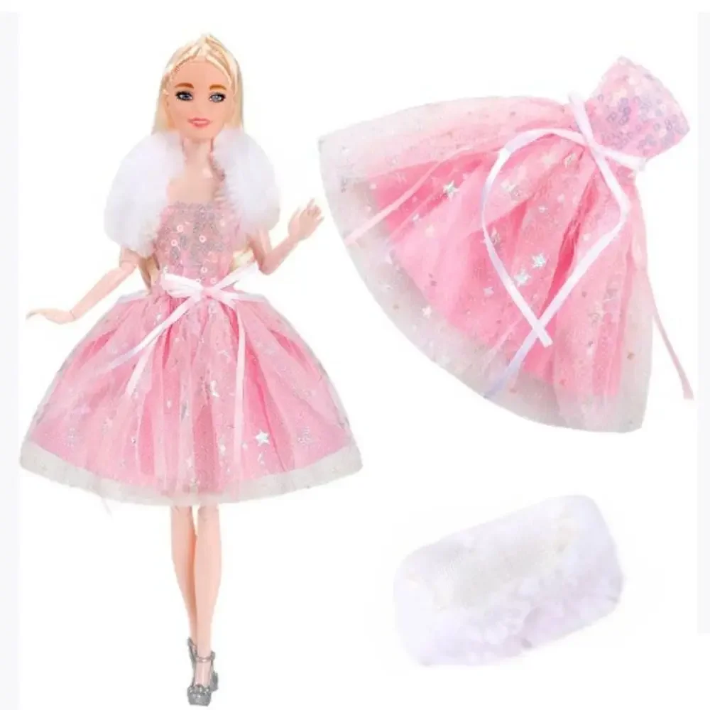 Vestido de princesa con chal para muñeca BJD - imagen 4