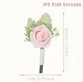 pink corsage 1pc