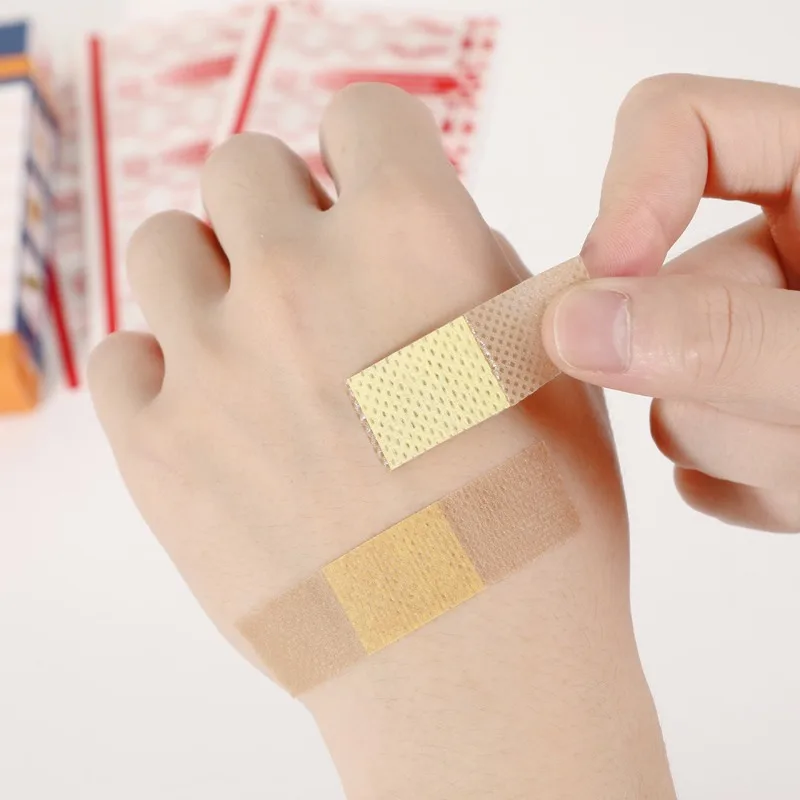 100 Uds tirita impermeable hemostasia vendajes adhesivos para bebés parches de yeso para heridas - imagen 2