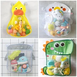 Juguete para Baby Shower, bolsa de almacenamiento juguetes con forma rana y pato, ventosa fuerte, juego organizador baño, agua