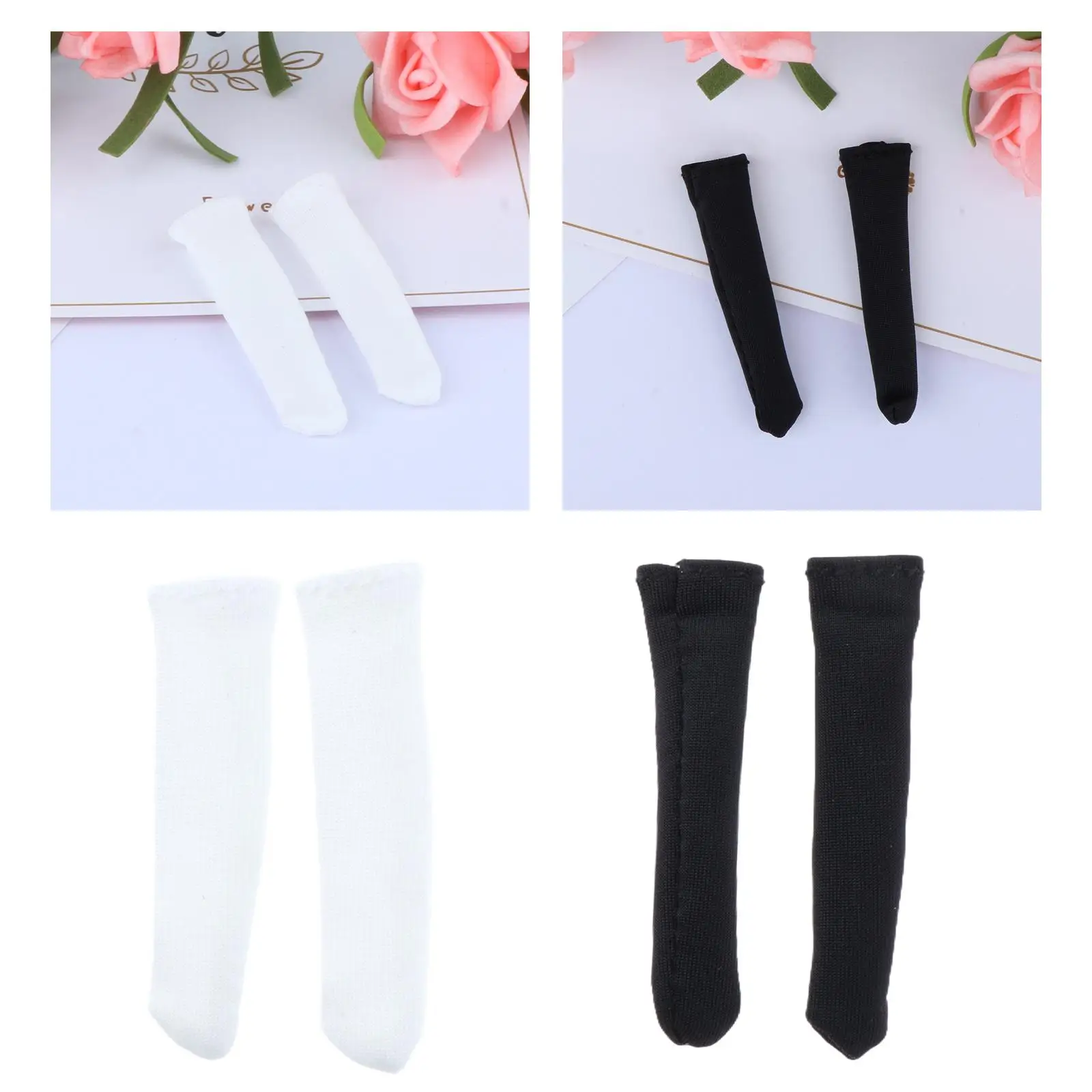 1:12 Figure Elastic Stocking Miniature Clothing Handmade Male and Female Doll Clothes for 6
