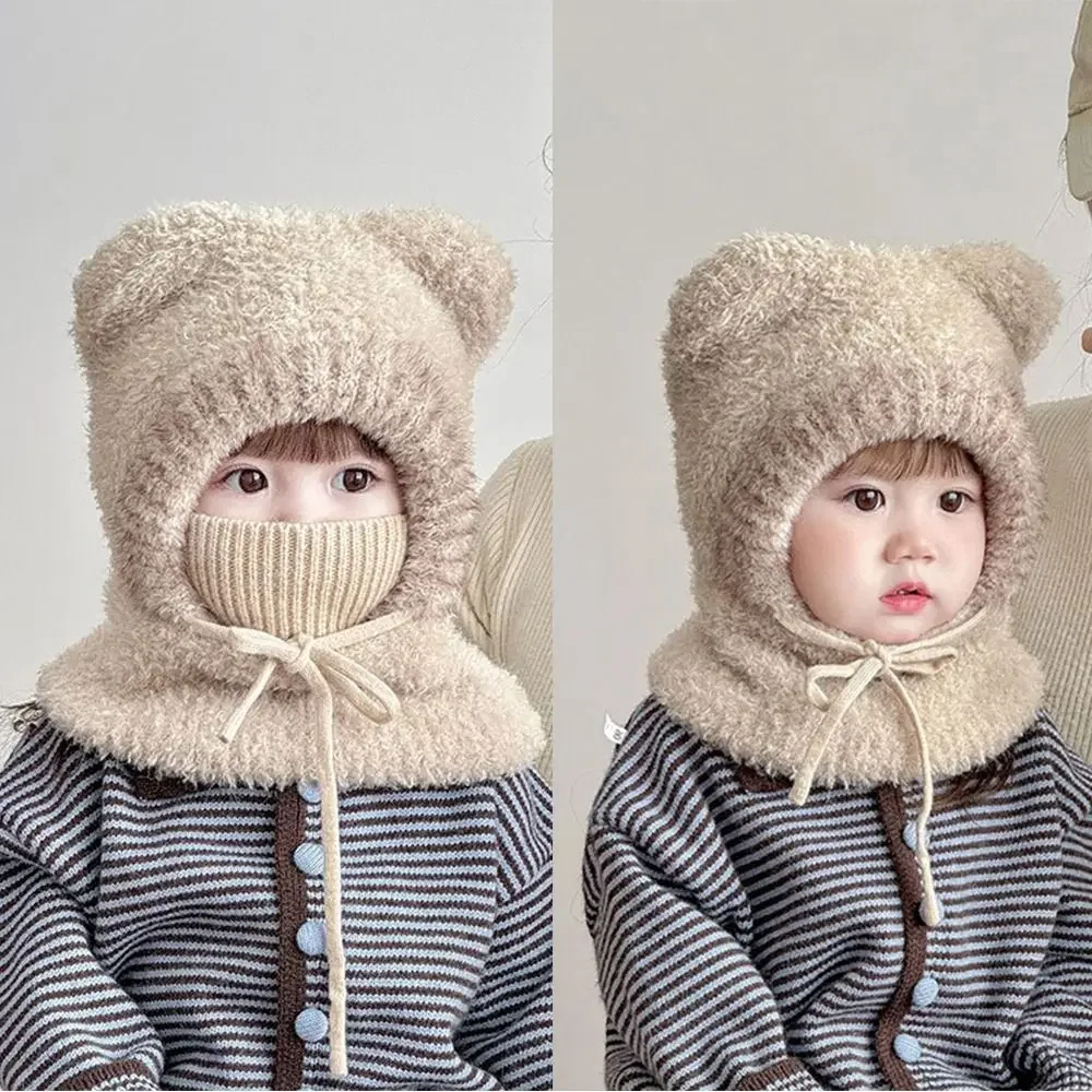 Gorro bebé invierno con protección de orejas y viento - imagen 2