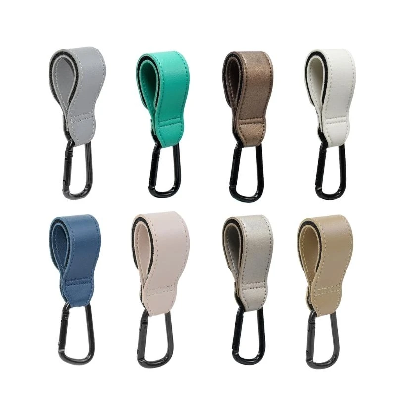 M76C Ganchos para cochecito Ganchos con clip para colgar en cochecito Gancho mosquetón Ganchos para organizar bolsas mamá - imagen 3