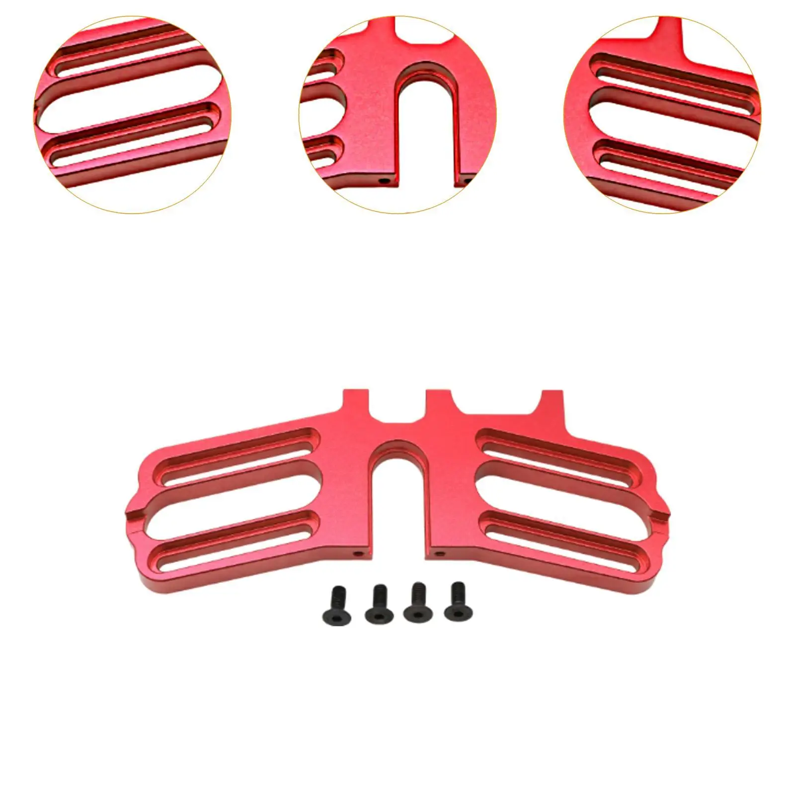 Soporte de Motor doble para coche teledirigido 1:7, soporte de montaje de Motor de liberación rápida para coche de Control remoto sobre orugas - imagen 5