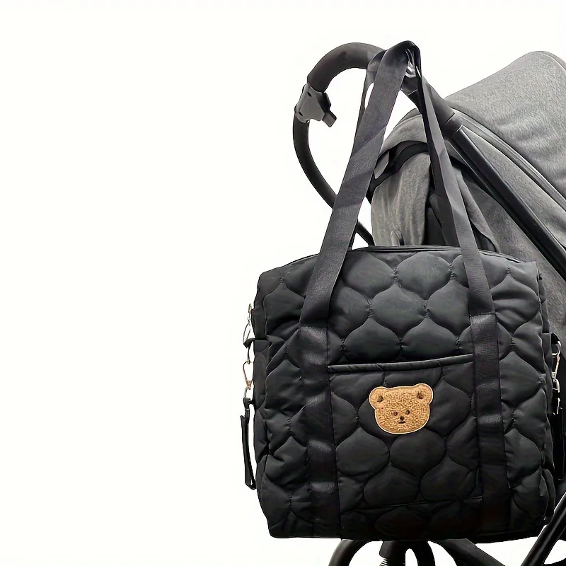 Bolso maternal multifuncional con organizador para cochecito de bebé
